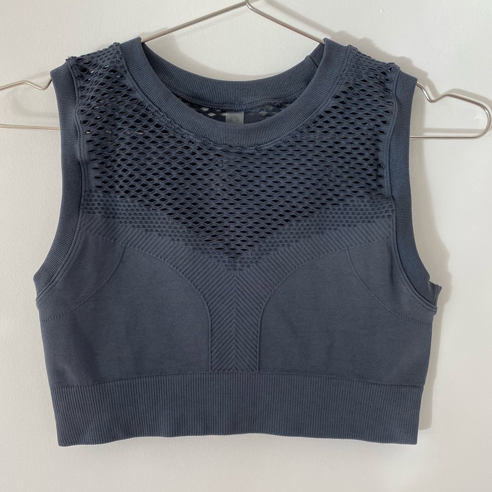 Grey VARLEY workout bra